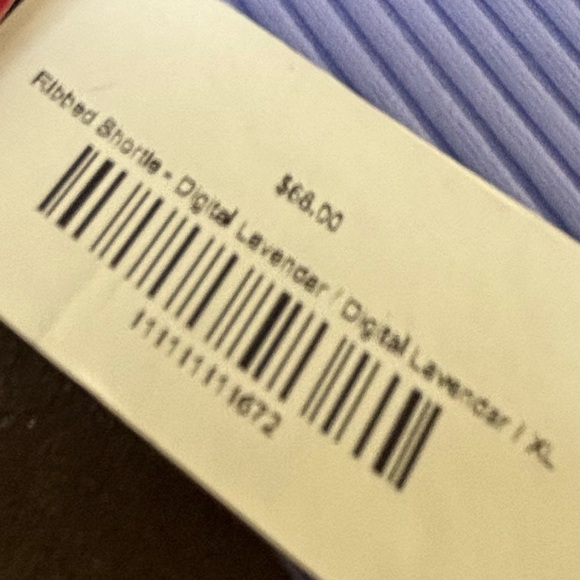 Carbon38 Ribbed Shortie Digital Lavendar Size XL - Picture 6 of 12